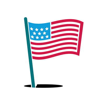 USA America Patriotic Icon