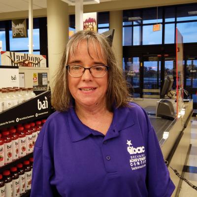 Desiree Ralston headshot. She is a shelf stocker with Brevard Achievement Center.